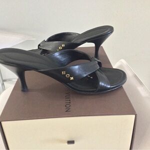 Louis Vuitton Black Women's Sandals